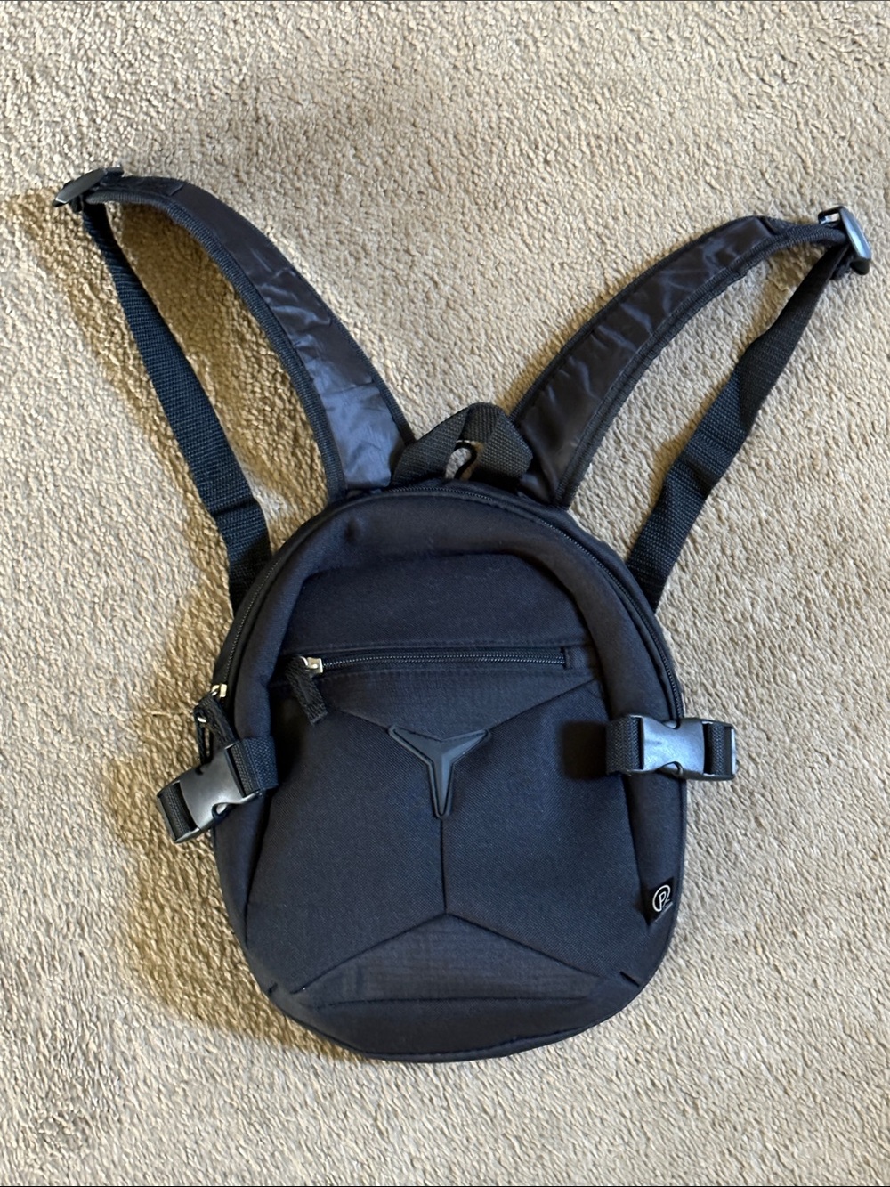 New Black Compact Men's Backpack